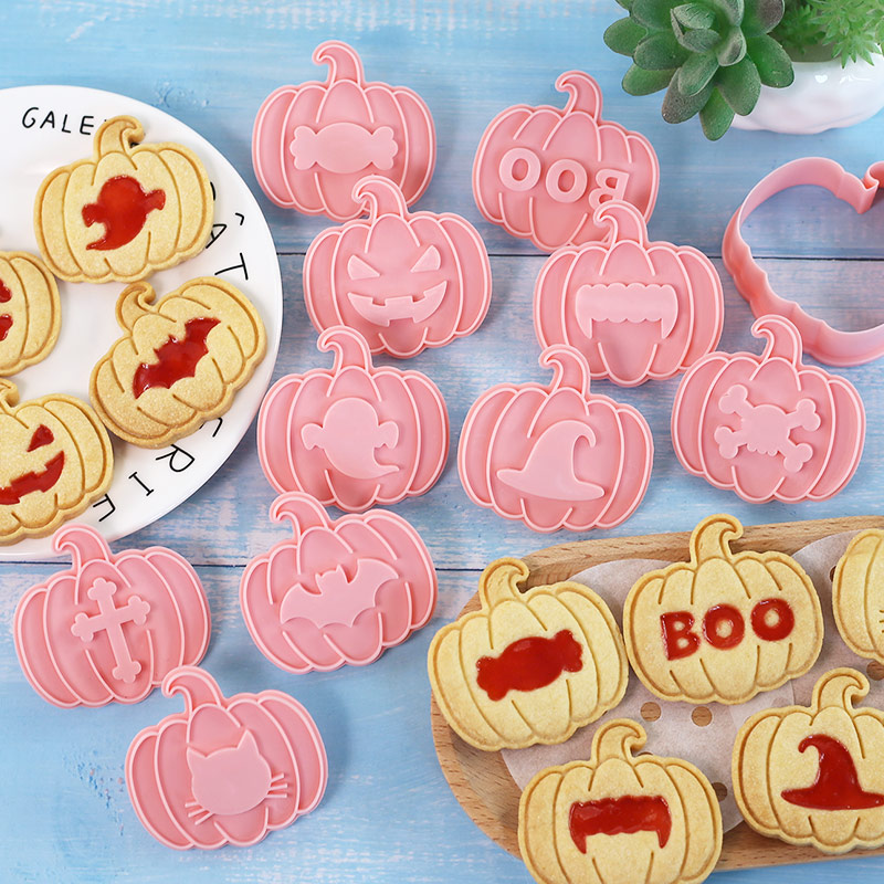 Kitchen Baking Cookies - Set di 10 Tagliabiscotti di Halloween
