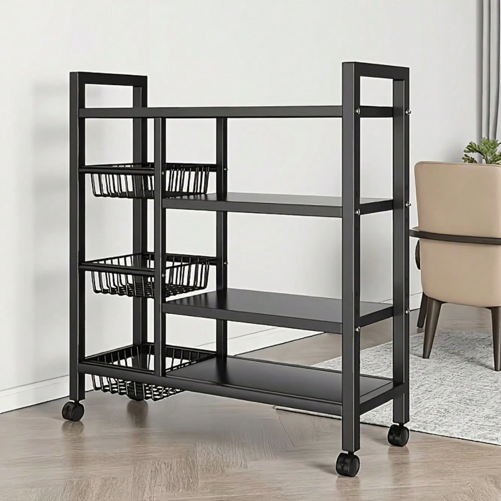 Kitchen Baking Island - Scaffale da Cucina Mobile con Ampio
