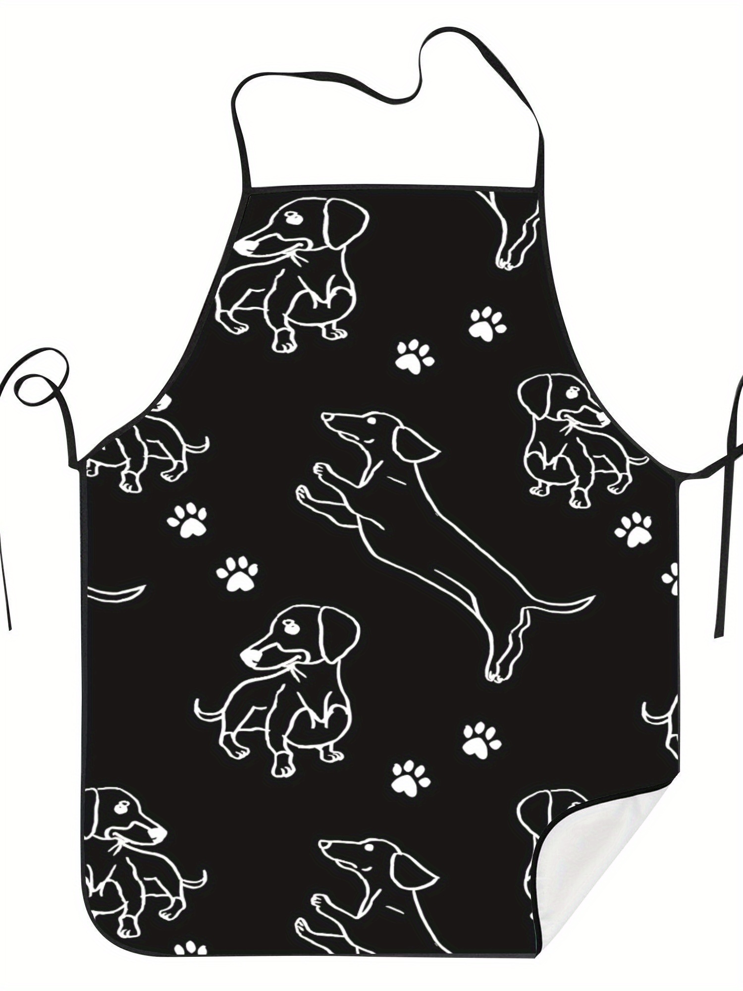 Kitchen Baking Background - Grembiule con stampa di zampa di