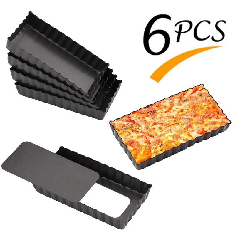 Tart Pan Loose - 6 pz Mini Crostata Pan Set