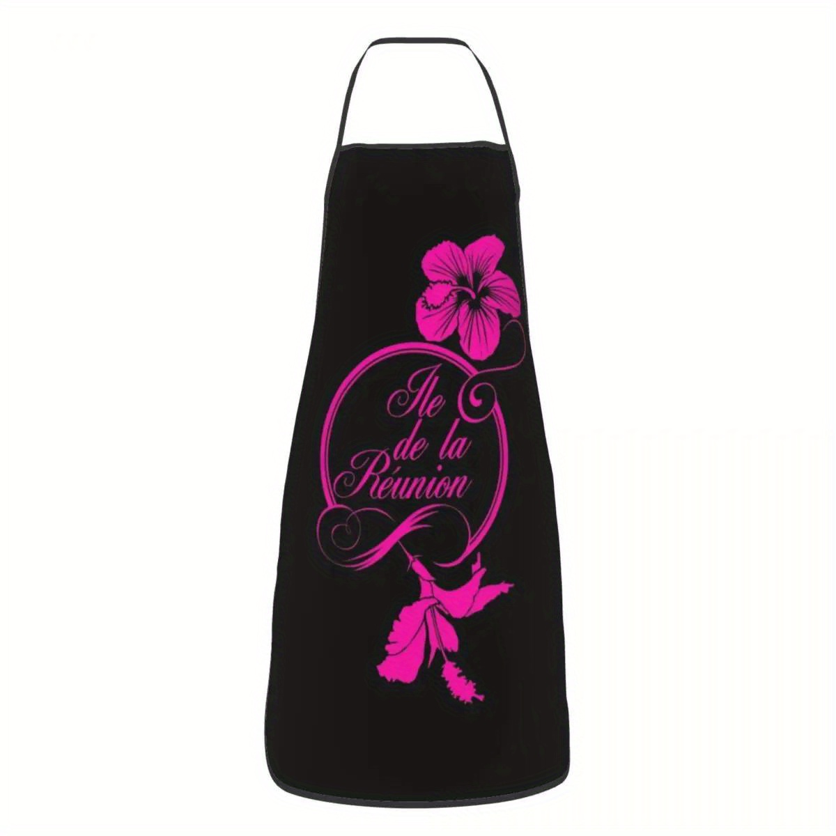 Kitchen Baking Island - 1 pezzo Grembiule Divertente Hibiscus Fucsia