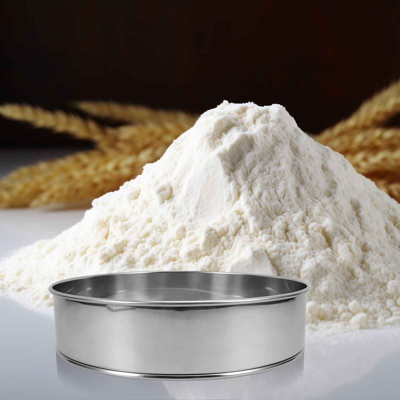 Baking Powder Kitchen - 2 Pezzi Setaccio per Farina in
