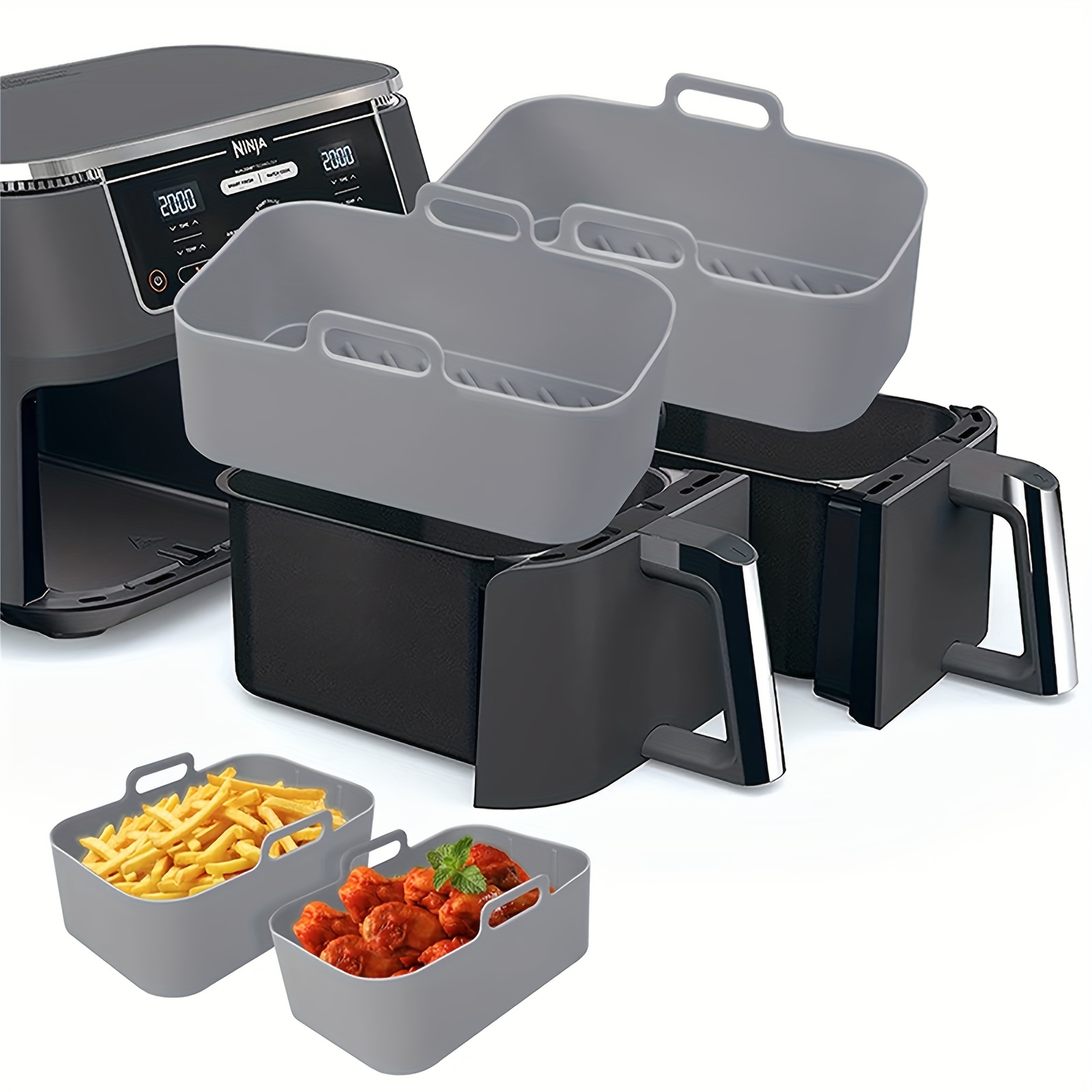 Kitchen Baking Tray - 1/2 pezzi friggitrice ad aria vassoio