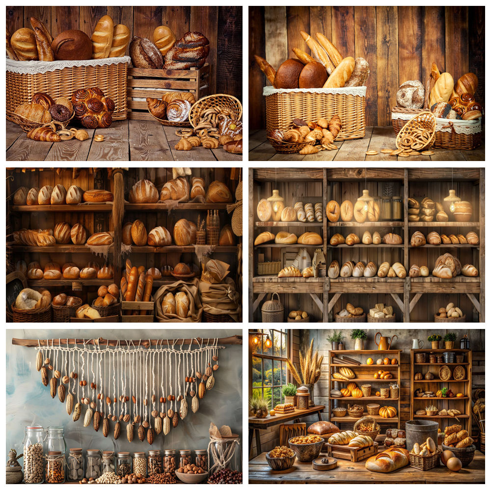 Kitchen Baking Background - Sfondo per cucinare il pane per