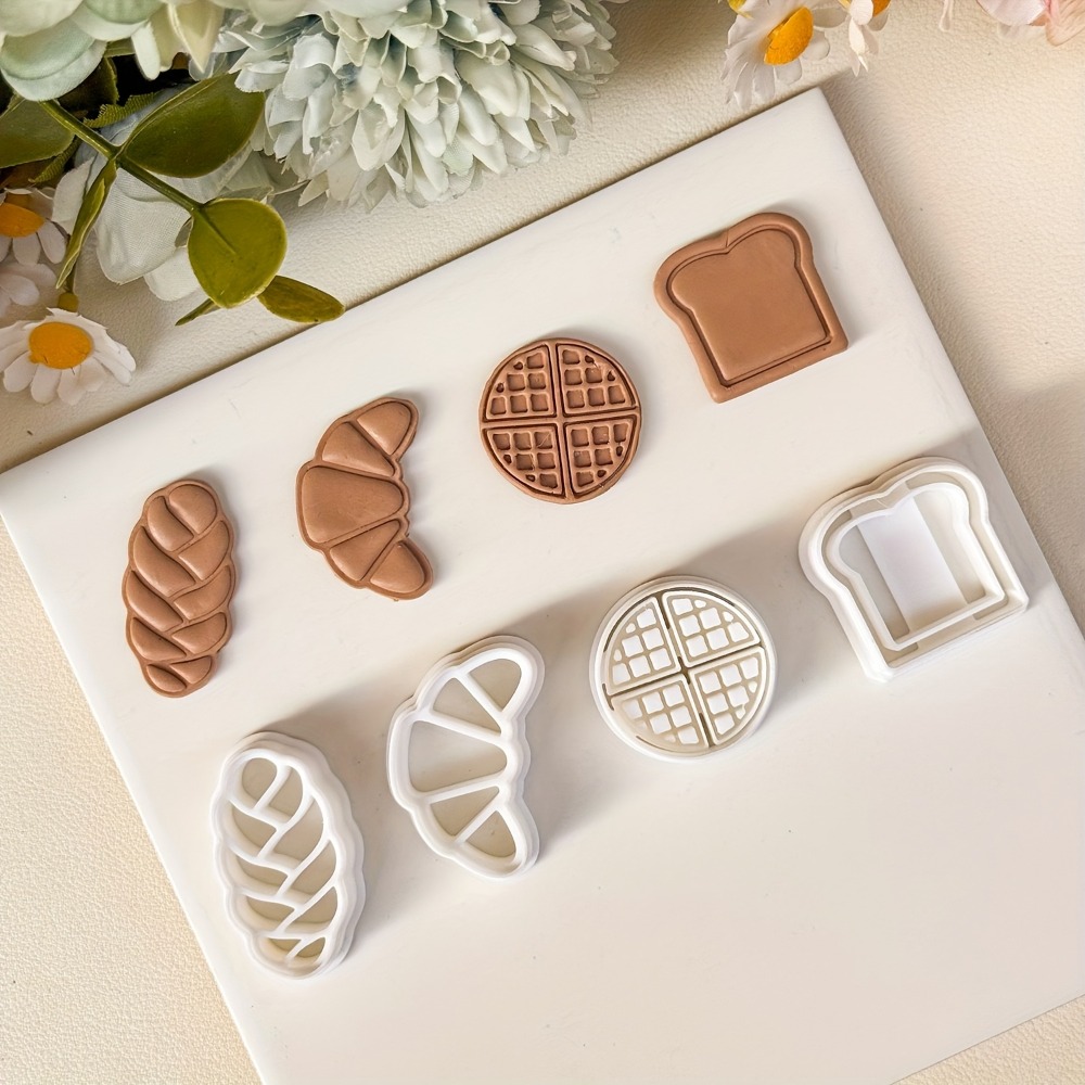 Kitchen Baking Cookies - Set di 4 Tagliabiscotti a Tema