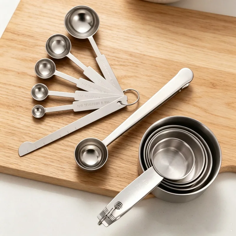 Baking Powder Kitchen - Set di Cucchiai Dosatori Impilabili in
