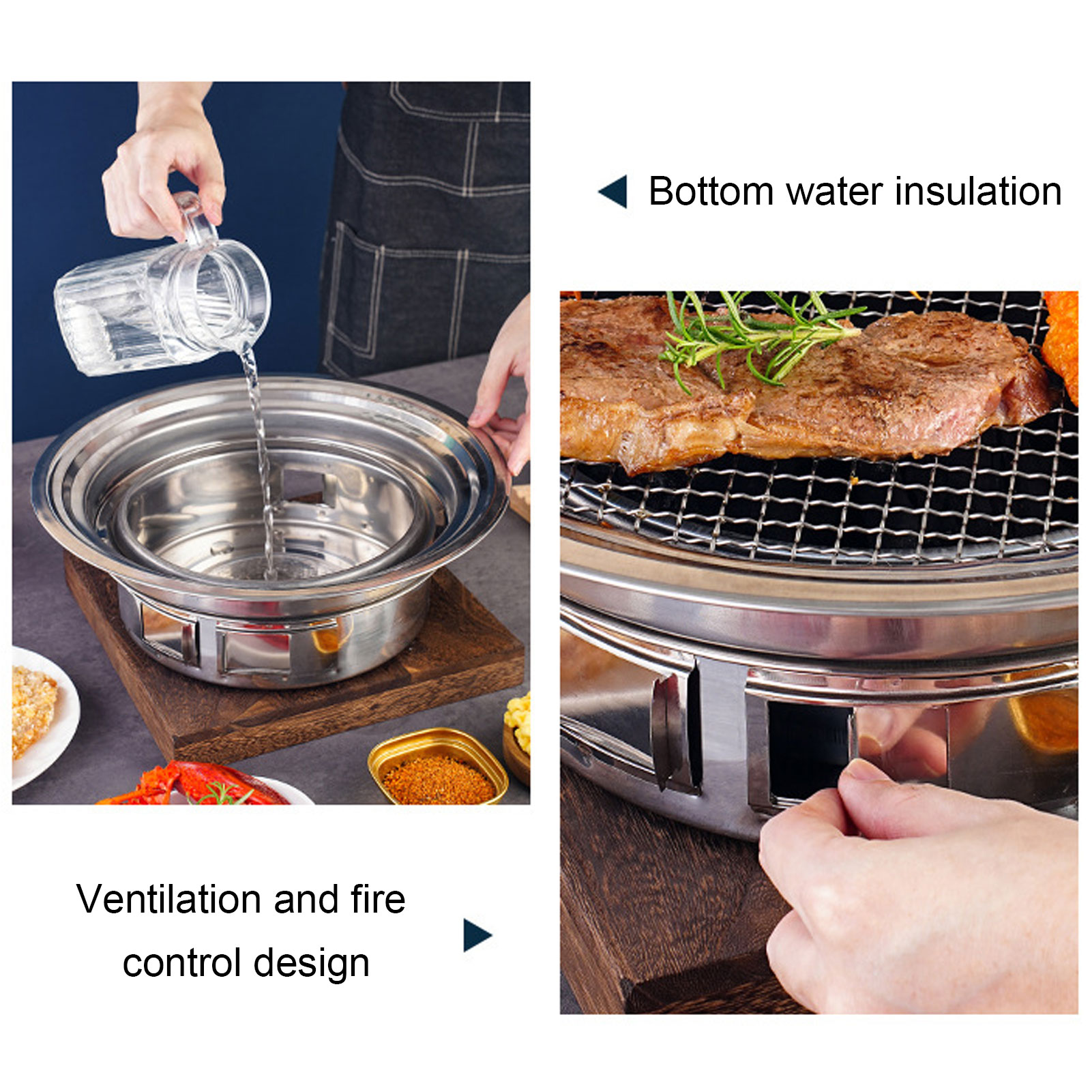 Padella per barbecue tailandes - Kitchen Baking Tray Organiser recensione e prezzo