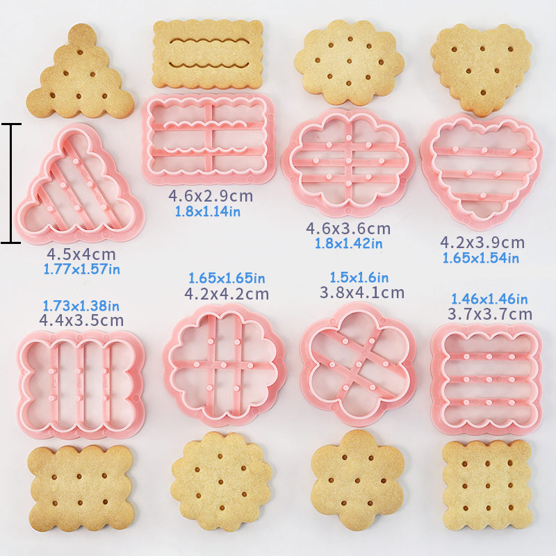 8 pezzi simpatici formine per  - Kitchen Baking Cookies recensione e prezzo