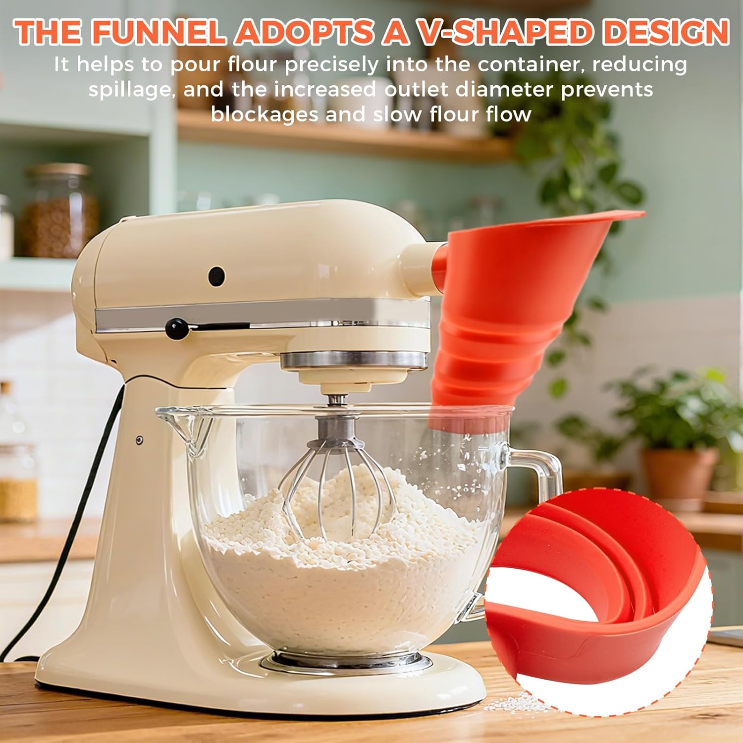 Imbuto per Farina in Silicone  - Kitchen Baking Aid recensione e prezzo