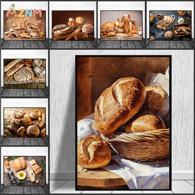 AZNM Dipinto Realistico di Pan - Kitchen And Baking Life recensione e prezzo