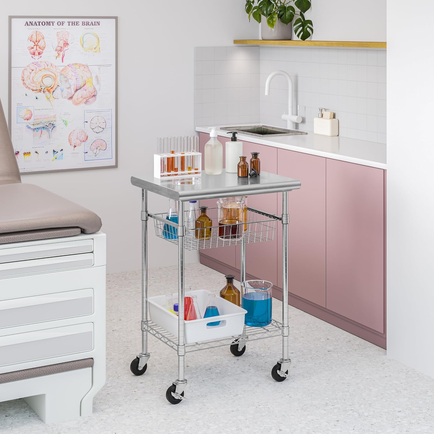 Carrello da Lavoro Commerciale - Kitchen Baking Island recensione e prezzo
