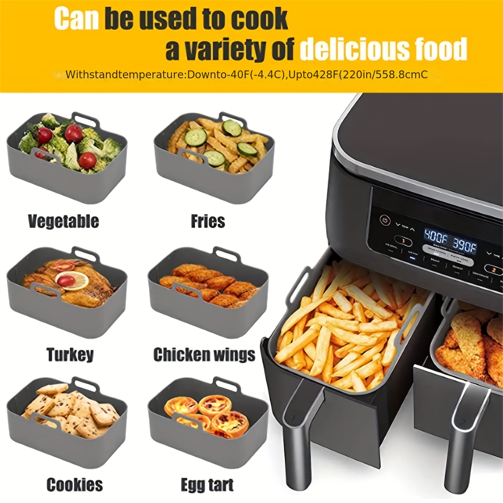 1/2 pezzi friggitrice ad aria  - Kitchen Baking Tray recensione e prezzo