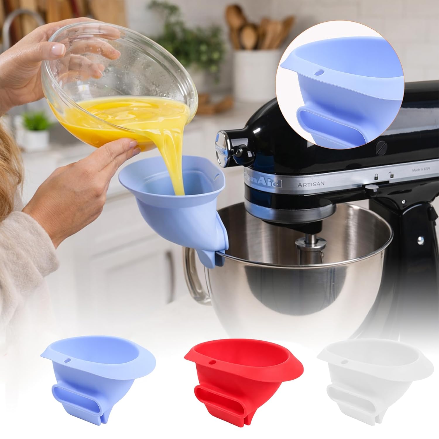 Imbuto in silicone blu per far - Kitchen Aid Baking Bread recensione e prezzo