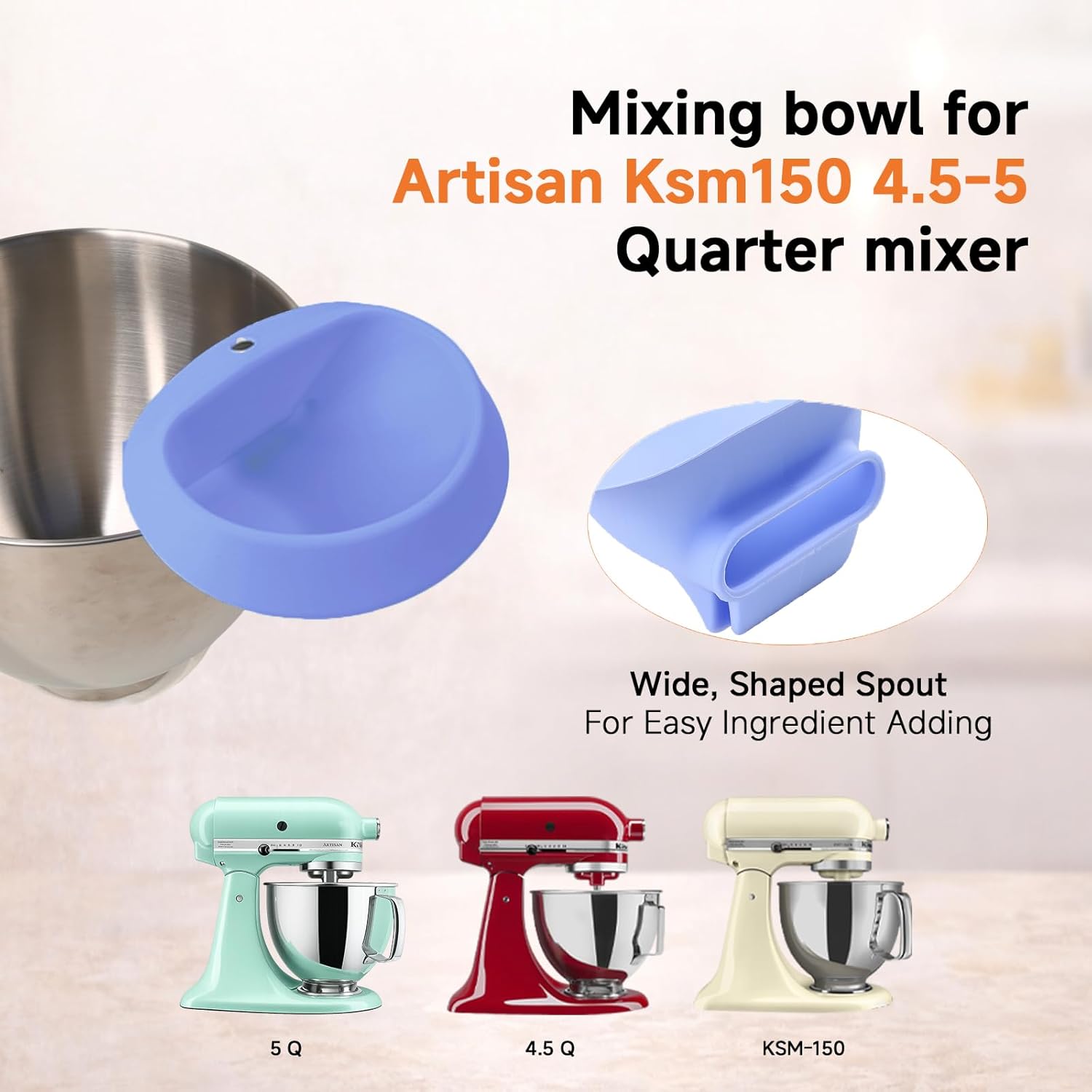 Imbuto in silicone blu per far - Kitchen Aid Baking Bread recensione e prezzo