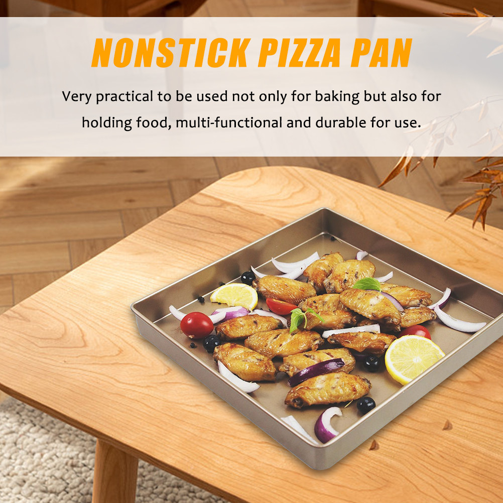 Teglia Quadrata per Pizza Anti - Kitchen Baking Pan recensione e prezzo