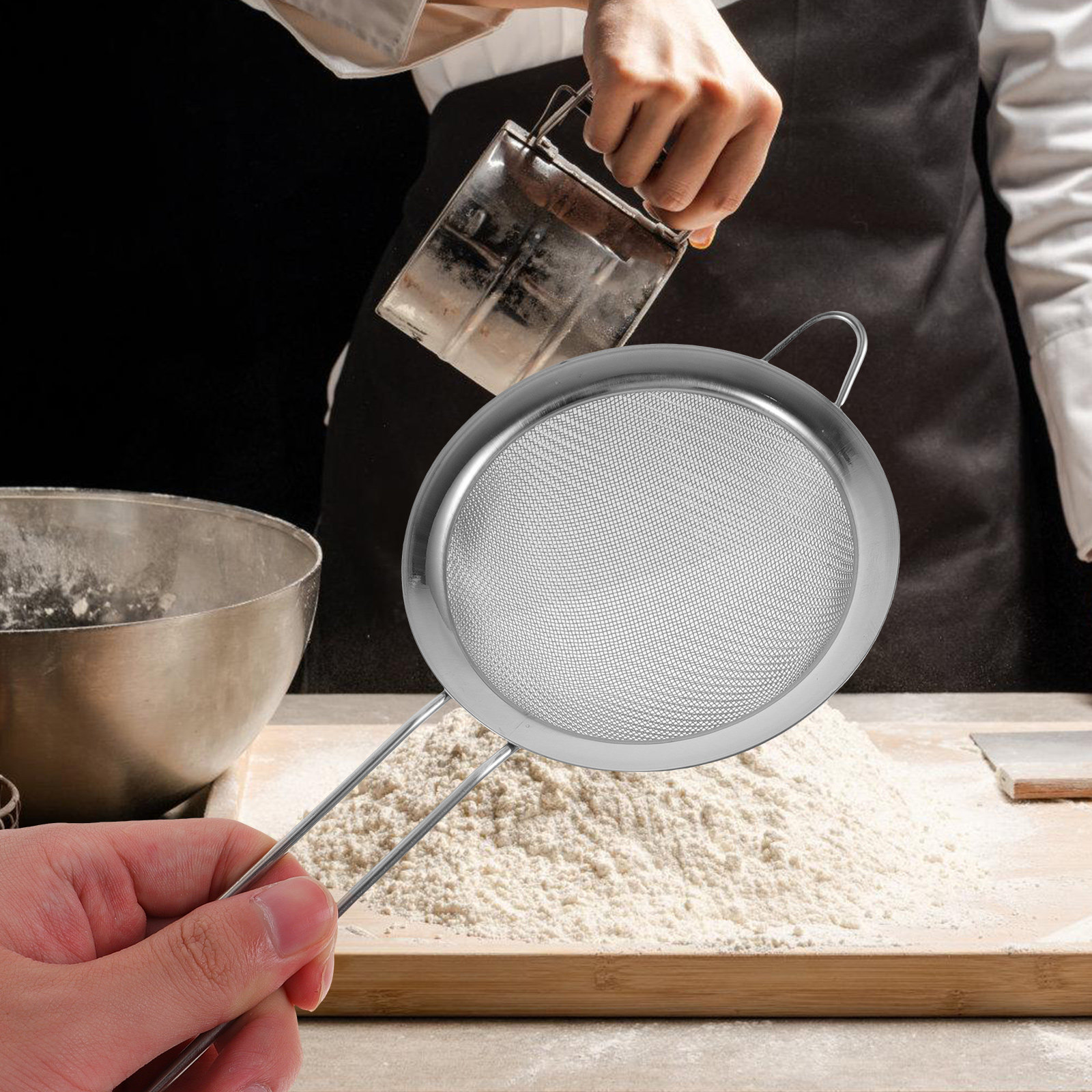 Setaccio per Farina in Acciaio - Baking Powder Kitchen recensione e prezzo