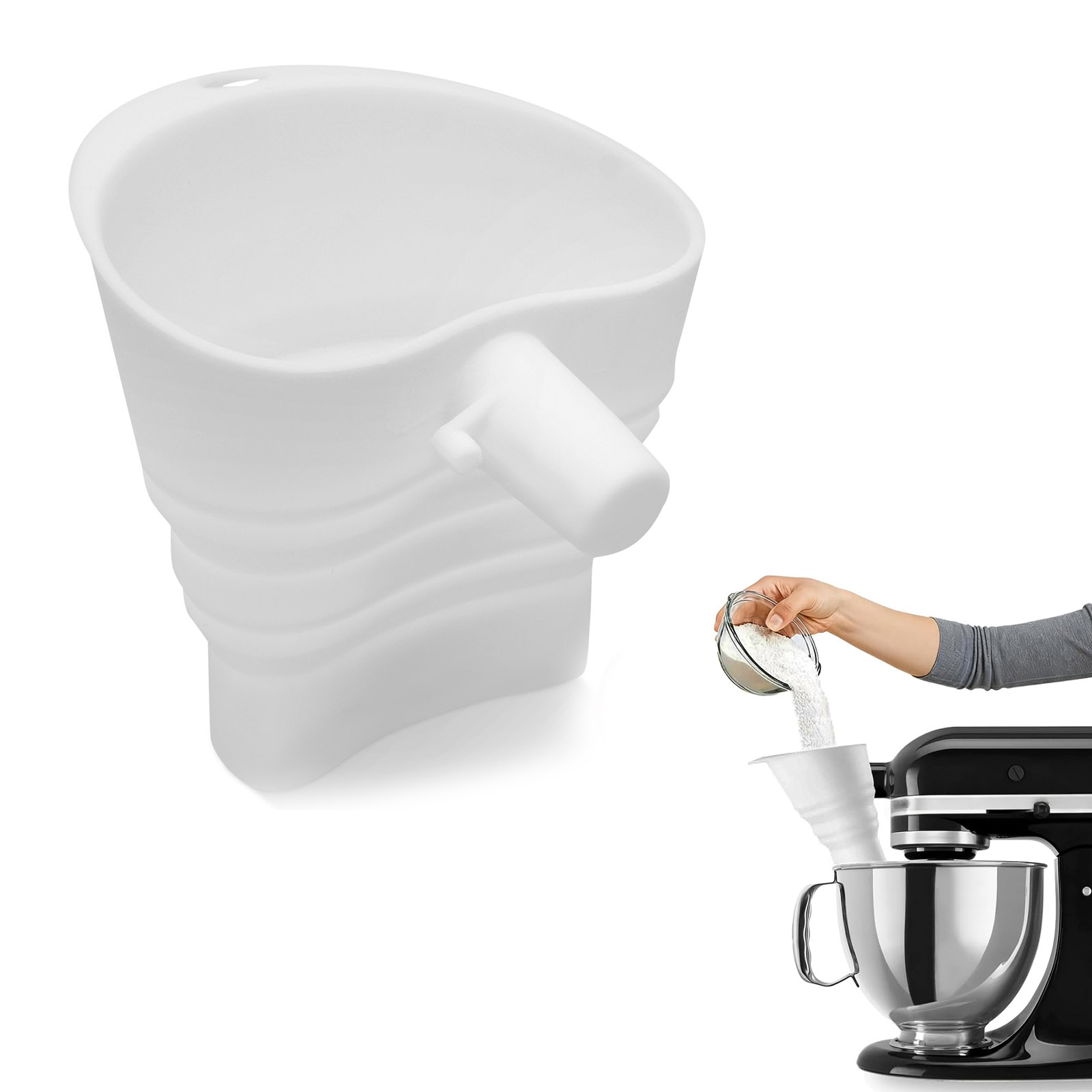 Imbuto per farina in silicone  - Kitchen Baking Aid recensione e prezzo